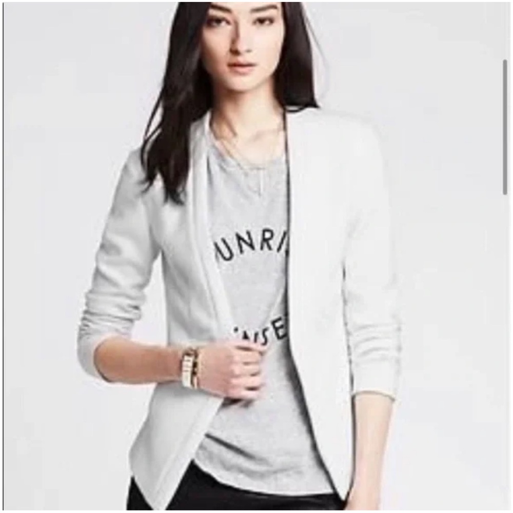 Banana Republic White Blazer